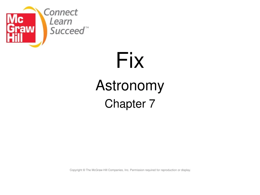 fix astronomy chapter 7