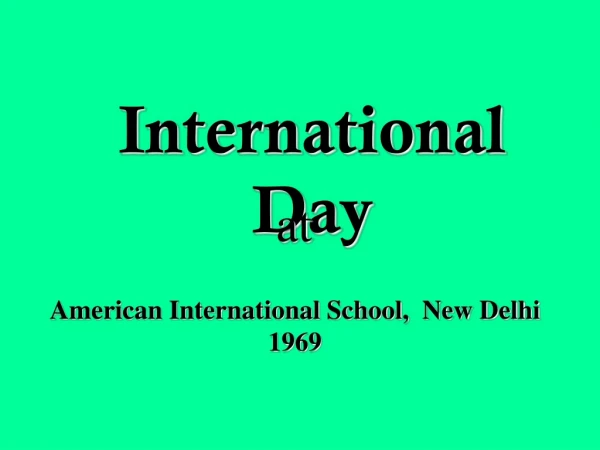 International Day