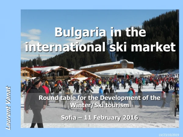 Bulgaria in the international ski market