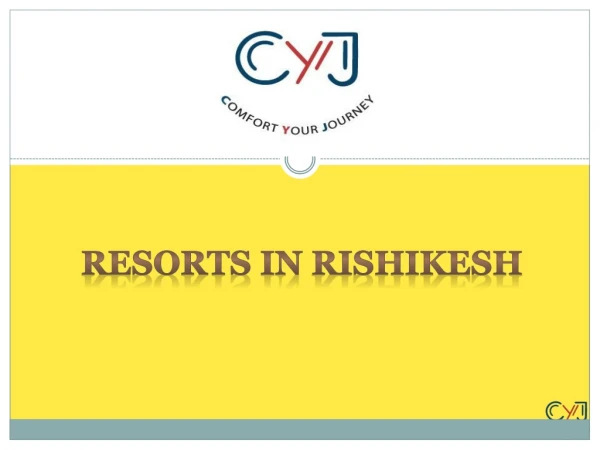 Find Luxury Resorts in Rishikesh for Corporate Day Outing in Rishikesh