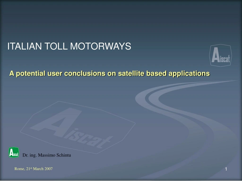 italian toll motorways