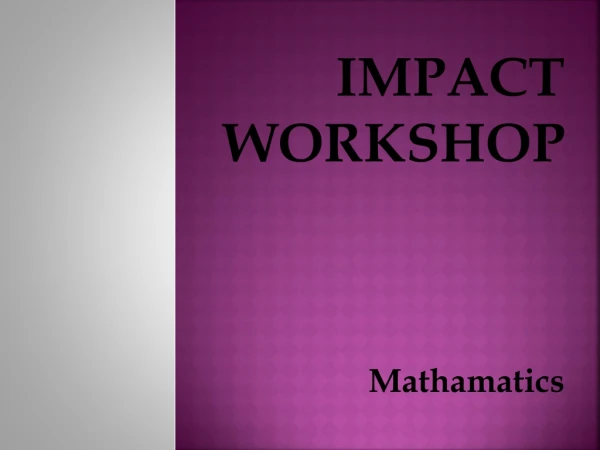 Impact Workshop