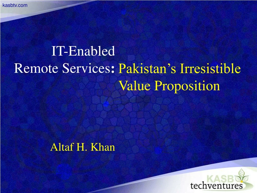 it enabled remote services altaf h khan