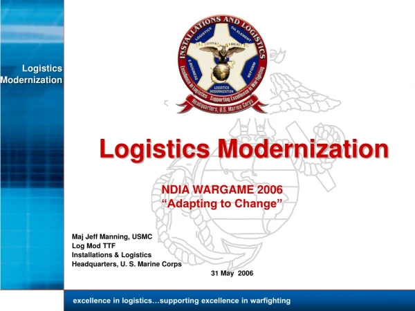 Logistics Modernization