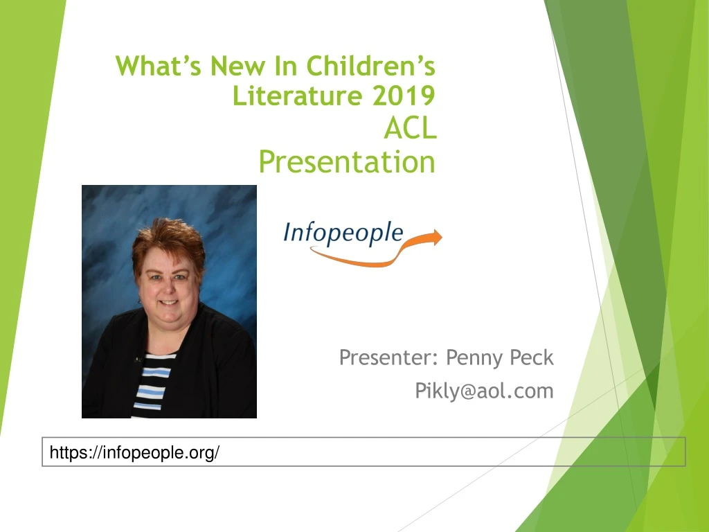 what s new in children s literature 2019 acl presentation