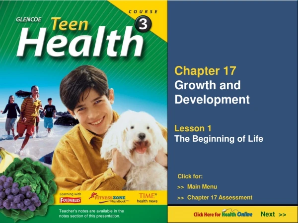 Chapter 17 Growth and Development