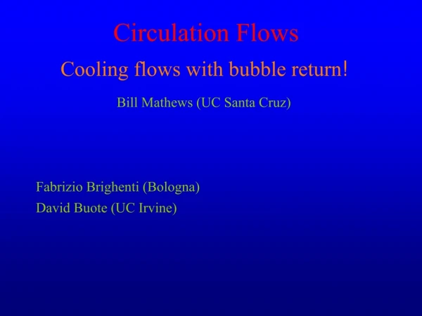 Circulation Flows