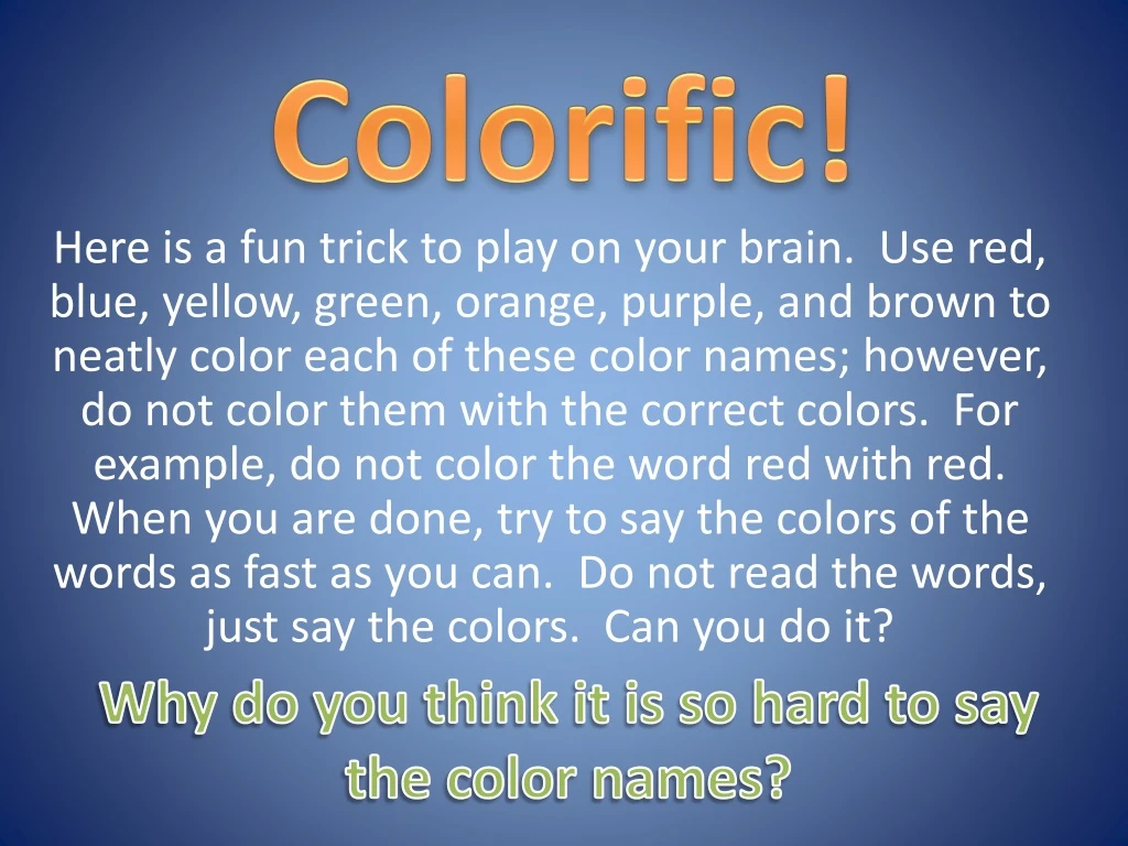 colorific