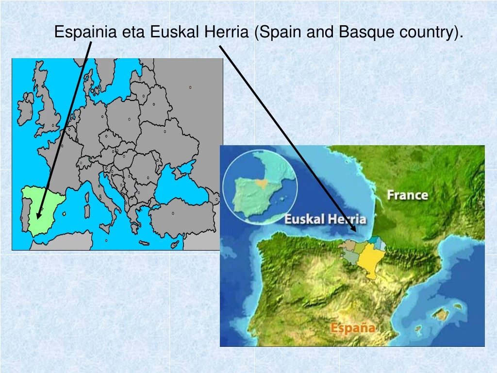 espainia eta euskal herria spain and basque