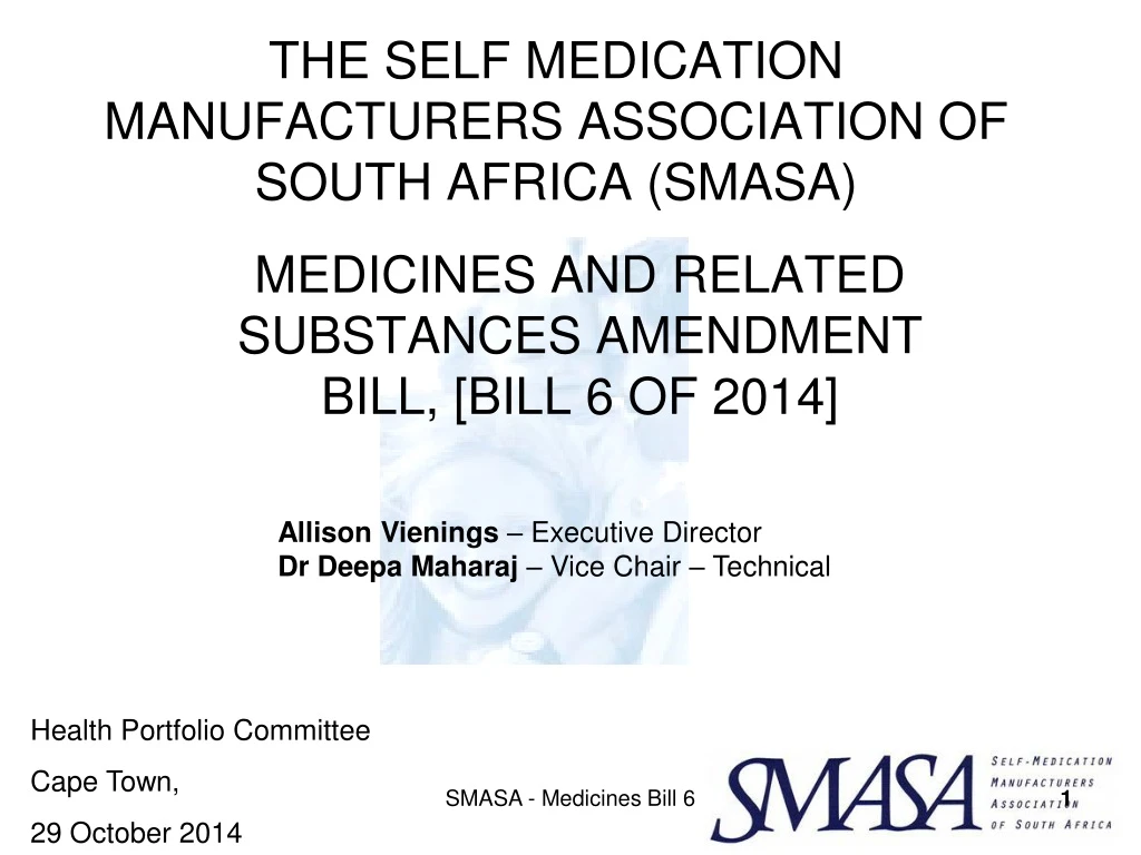 the self medication manufacturers association of south africa smasa