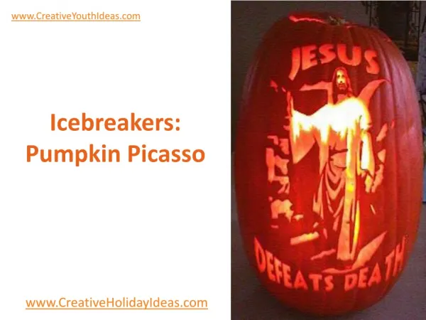 Icebreakers: Pumpkin Picasso