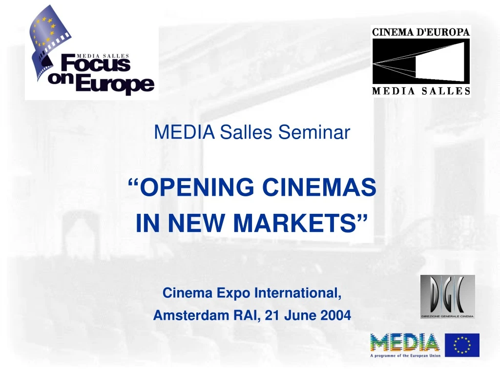 media salles seminar opening cinemas