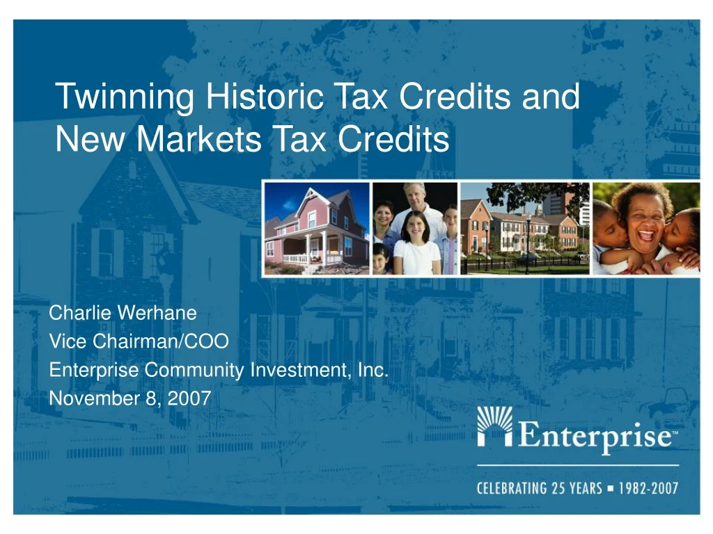 twinning historic tax credits and new markets tax credits