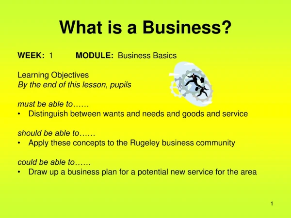 What is a Business?