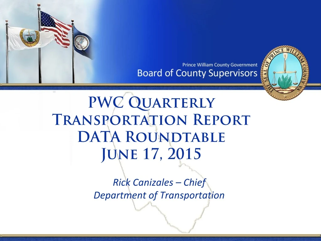 pwc quarterly transportation report data roundtable june 17 2015