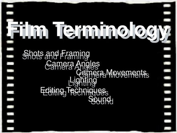 Film Terminology