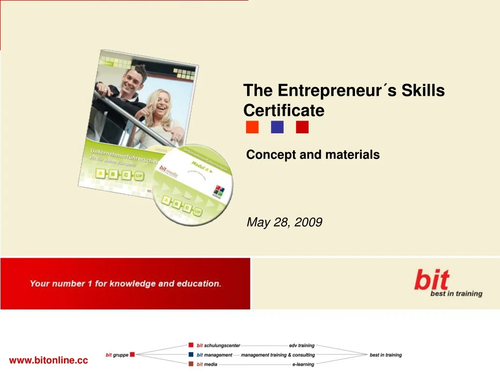 the entrepreneur s skills certificate