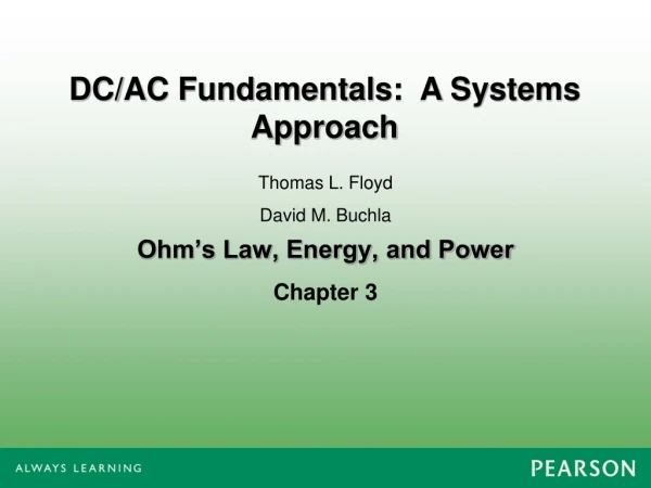 Ohm’s Law, Energy, and Power