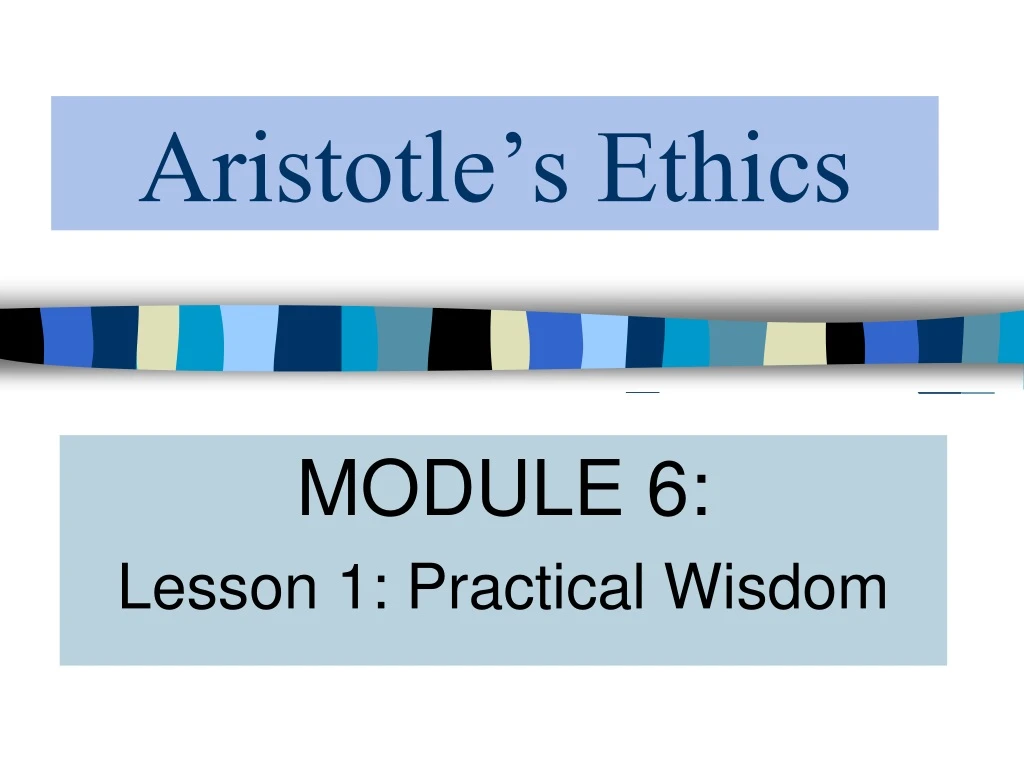 aristotle s ethics