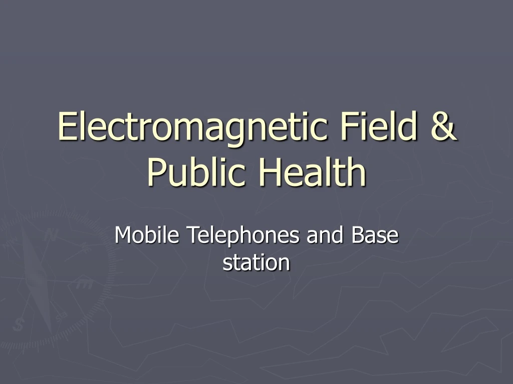 electromagnetic field public health