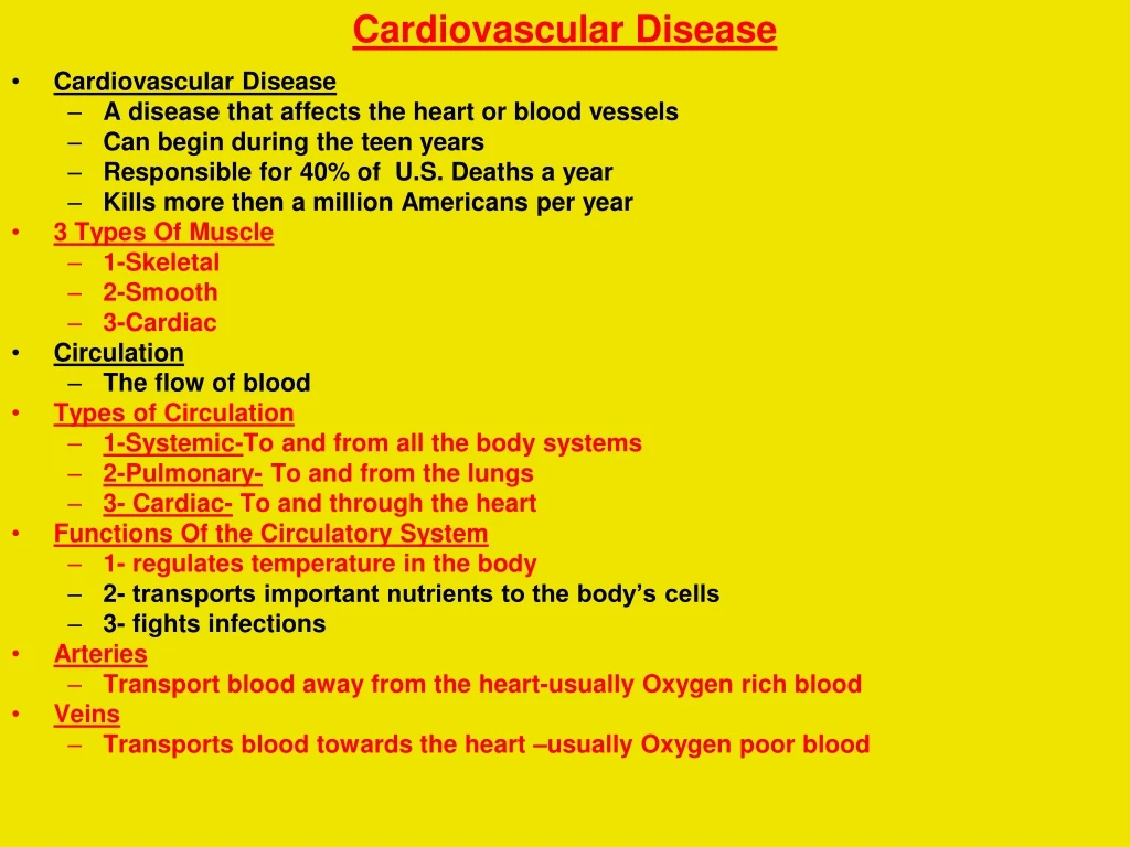 cardiovascular disease