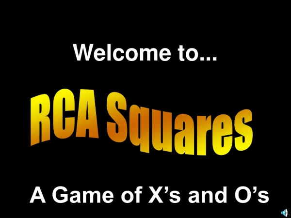 RCA Squares