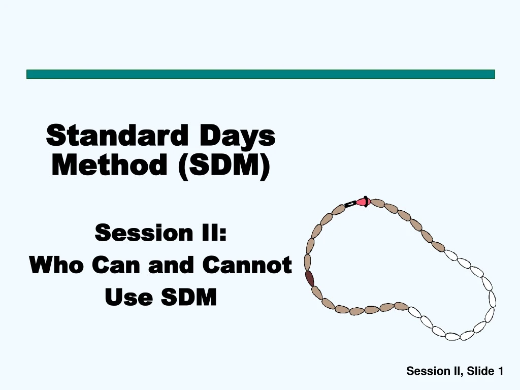 standard days method sdm session