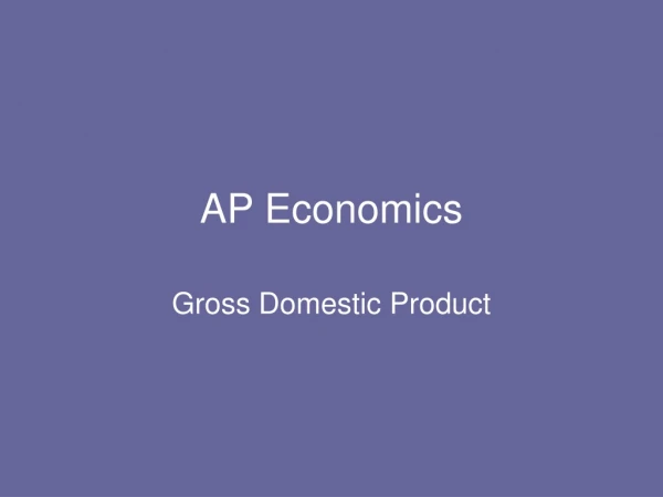 AP Economics