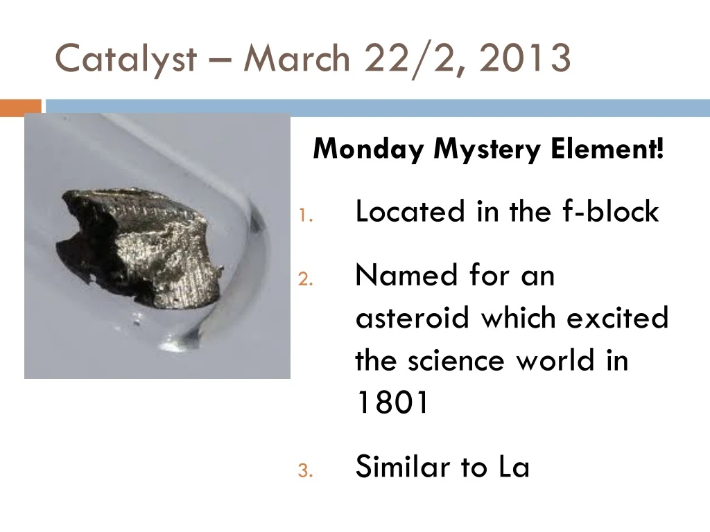 catalyst march 22 2 2013