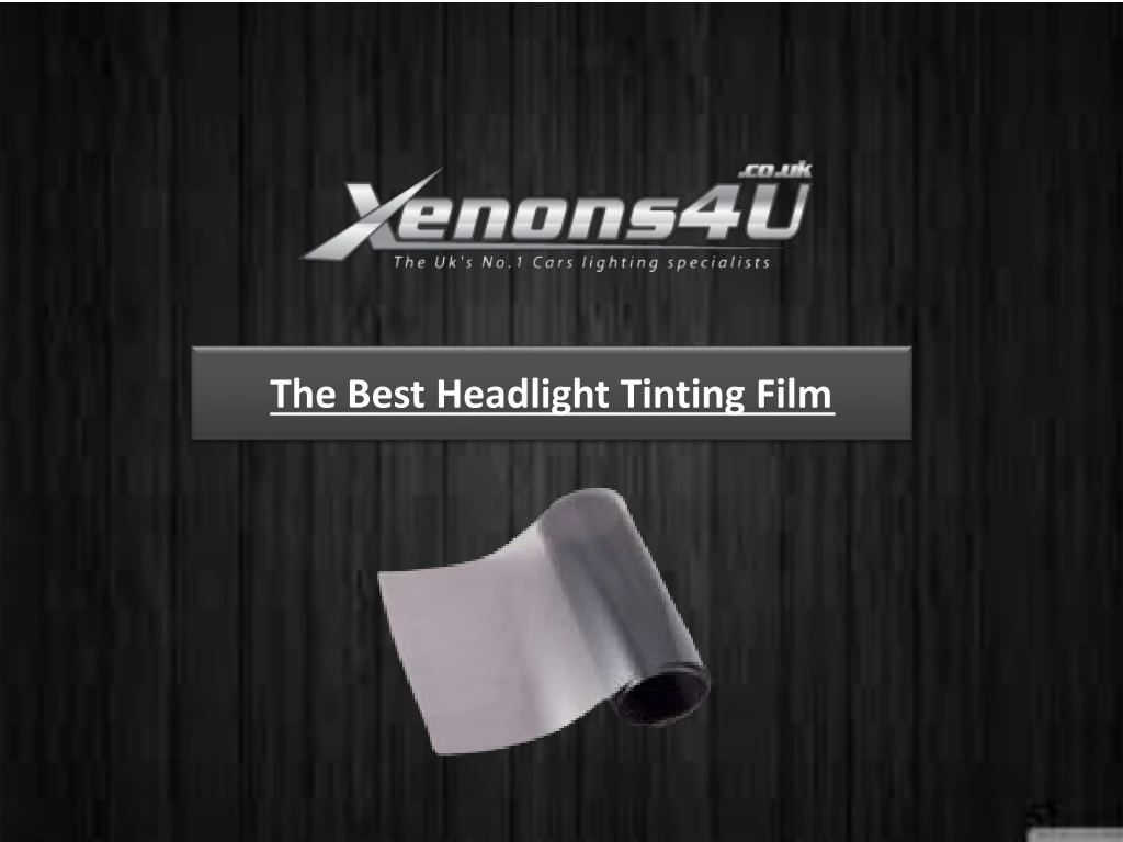 the best headlight tinting film
