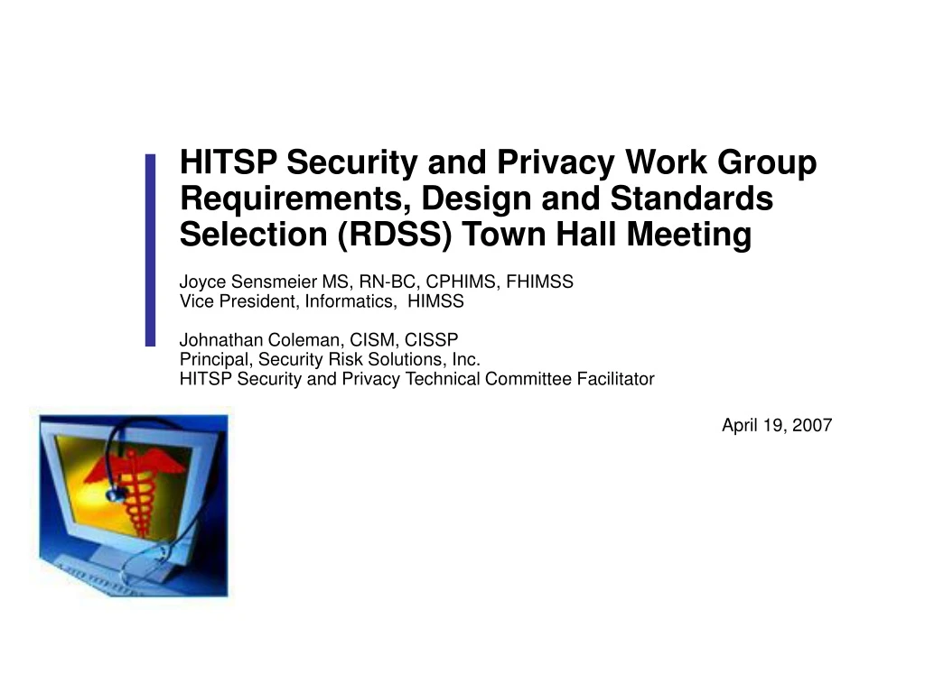 hitsp security and privacy work group