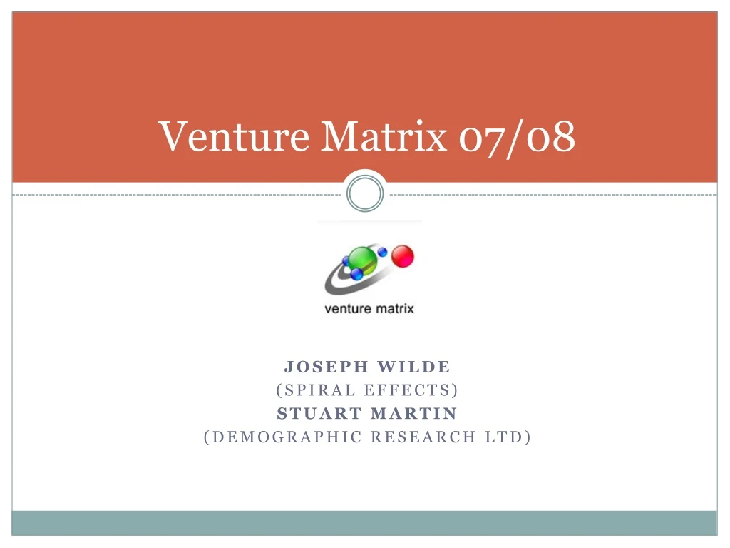 venture matrix 07 08