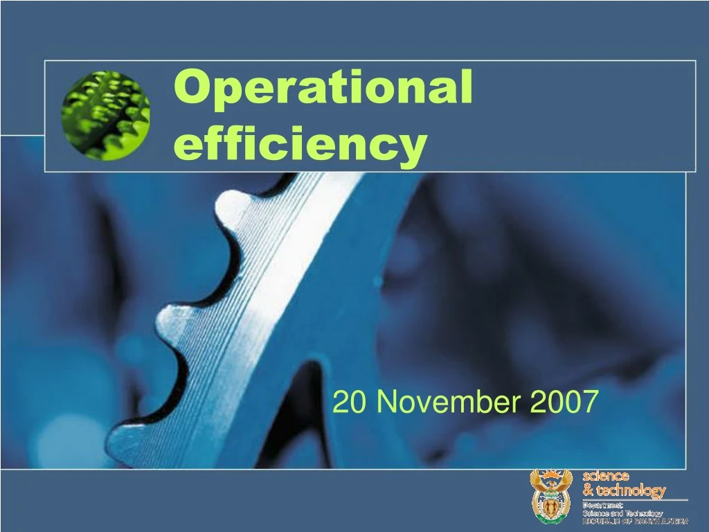 operational efficiency