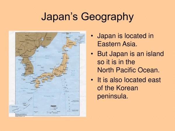 Japan’s Geography