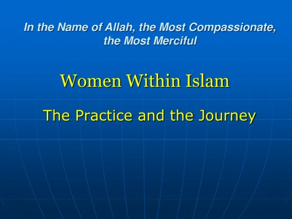 Women Within Islam
