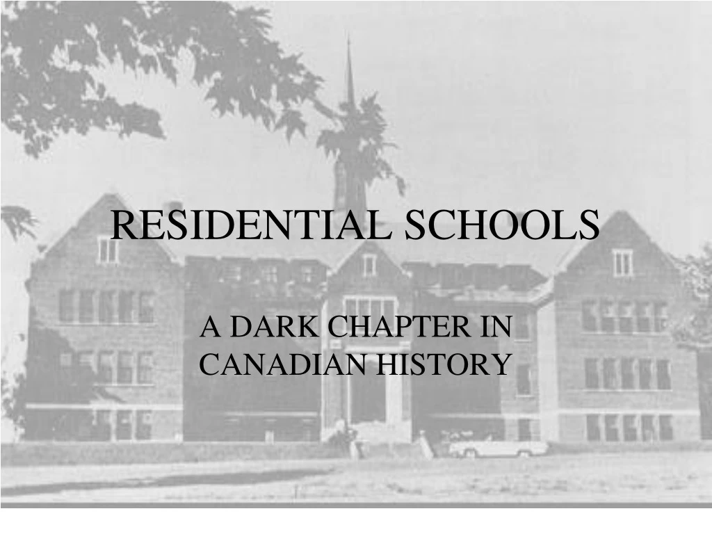 residential schools