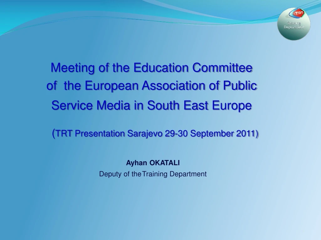 meeting of the education committee