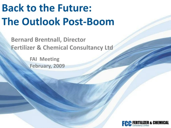 Back to the Future: The Outlook Post-Boom