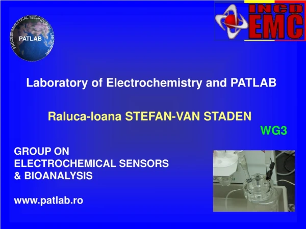 GROUP ON ELECTROCHEMICAL SENSORS &amp; BIOANALYSIS patlab.ro
