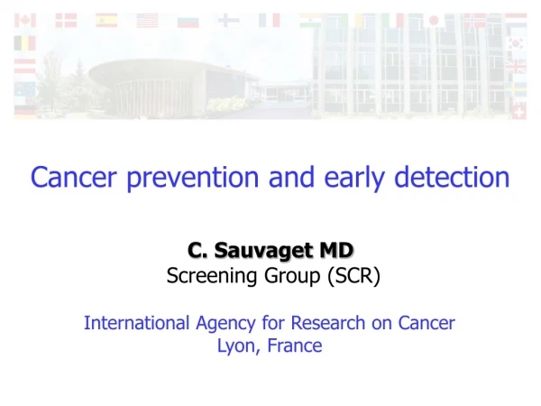 Cancer prevention and early detection
