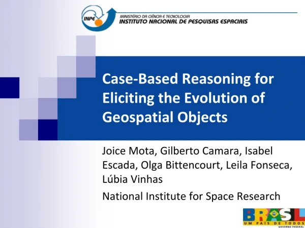 Case-Based Reasoning for Eliciting the Evolution of Geospatial Objects