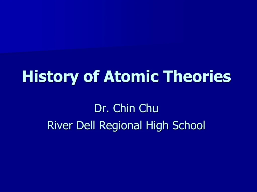 history of atomic theories