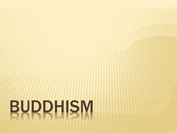 Buddhism