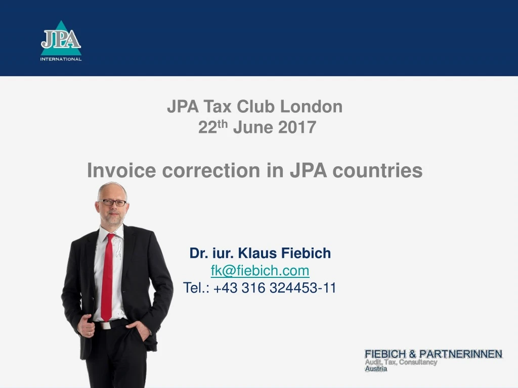 jpa tax club london 22 th june 2017 invoice