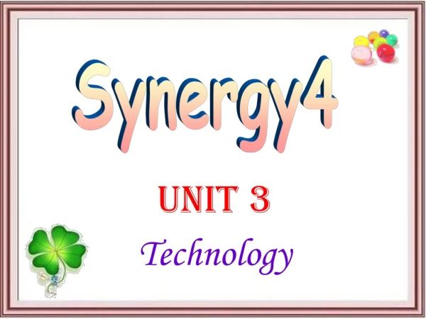 Unit 3 Technology