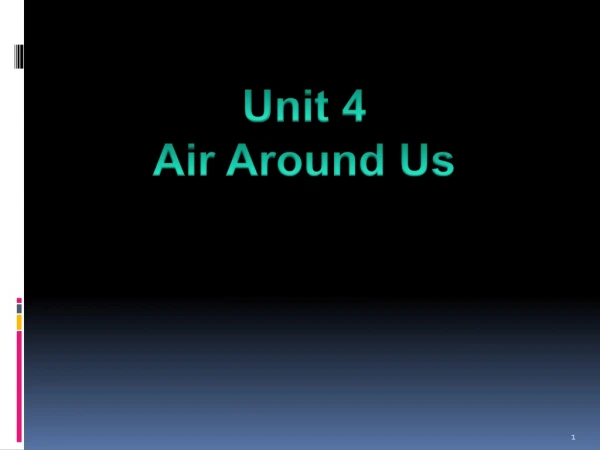 Unit 4 Air Around Us