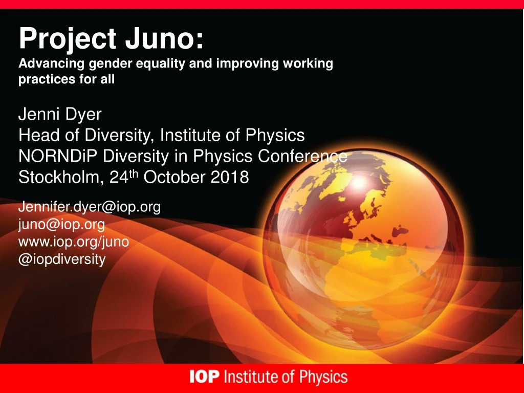project juno advancing gender equality