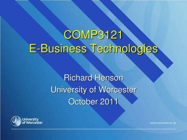 COMP3121 E-Business Technologies