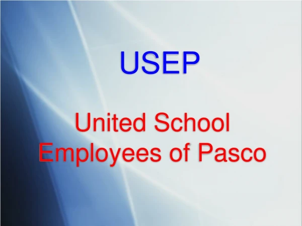 United School Employees of Pasco