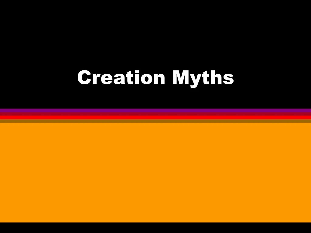 creation myths